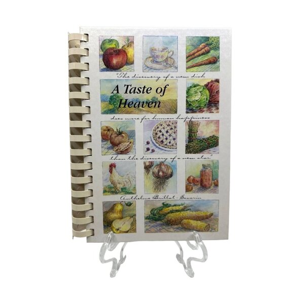 A Taste Of Heaven Spiral Bound Cookbook Marietta First Baptist Church SC 2001 - Picture 1 of 10